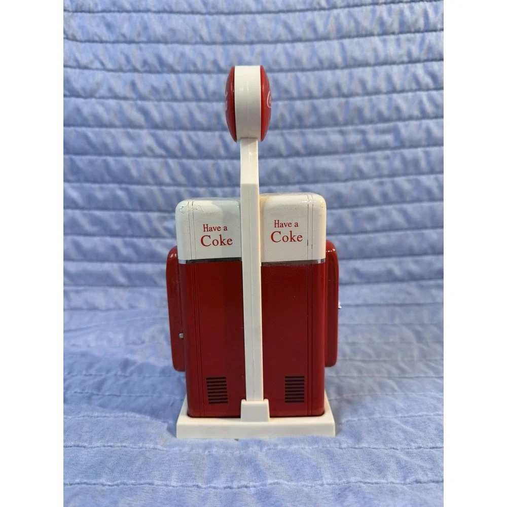 1993 | Coca-Cola Double Gas Pump Salt & Pepper Shakers | Vintage Décor